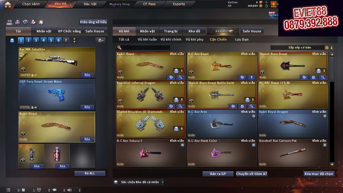 shop acc cf uy tin gia re